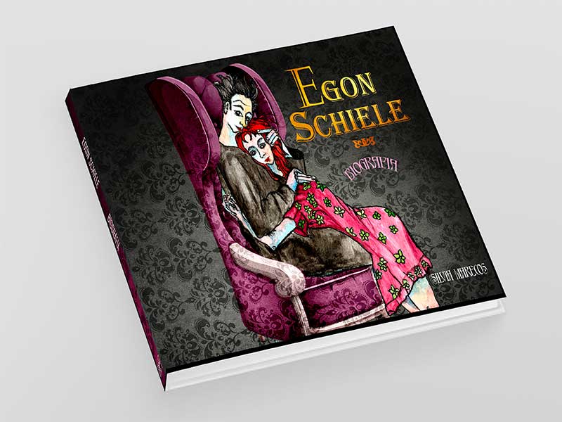 Biografía ilustrada de Egon Schiele - Portada del libro